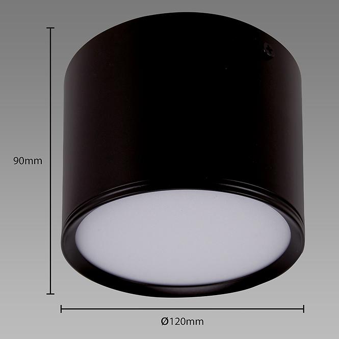 Plafon rolen LED 10W BLACK 03781