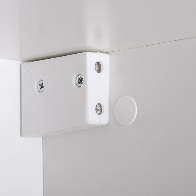 Meblościanka Switch Szkło+LED XIV Biały