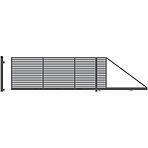 Brama przesuwna ARIZONA prawa 149x400 RAL7016 W4746