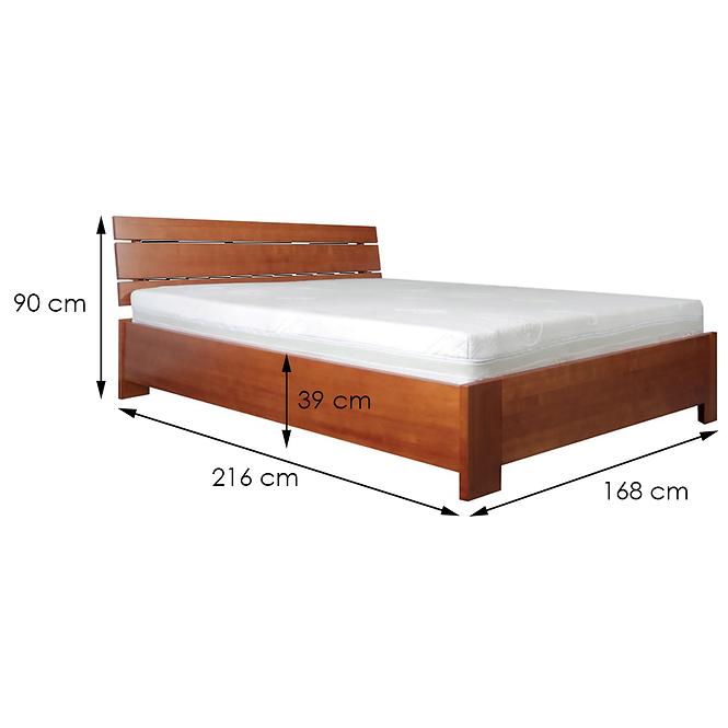 Łóżko drewniane Halden Plus 160x200 Olcha