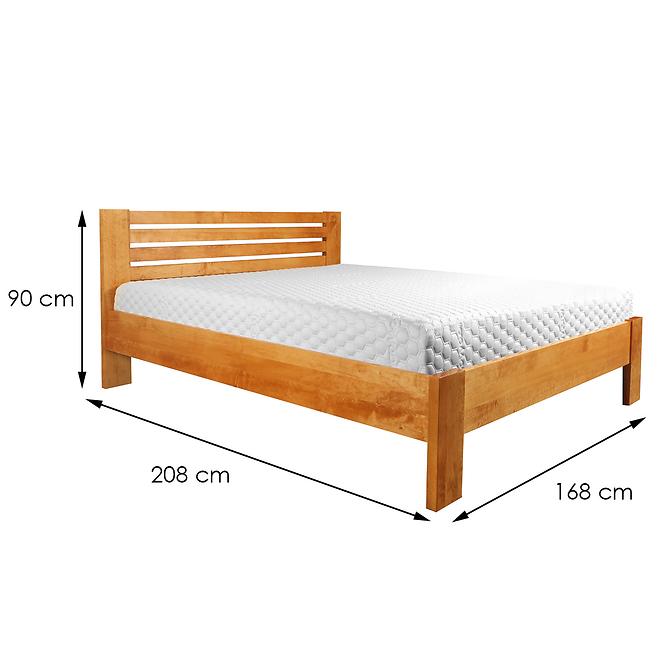 Łóżko drewniane Bergen 160x200 Olcha