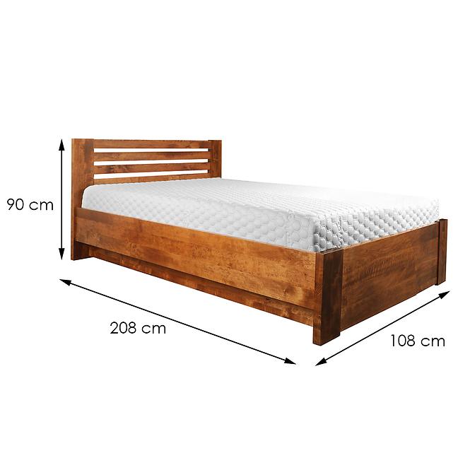 Łóżko drewniane Bergen  Plus 100x200 Olcha