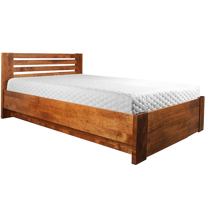 Łóżko drewniane Bergen Plus 120x200 Olcha