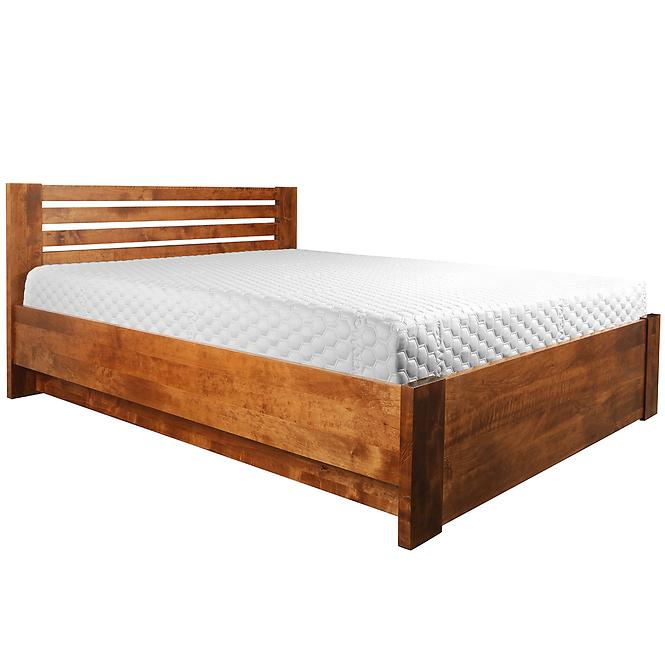 Łóżko drewniane Bergen Plus 160x200 Olcha
