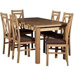 Zestaw stół i krzesła Uranos 1+6 St28+W114 dąb artisan