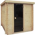 Sauna zewnętrzna kwadratowa 2x2 m