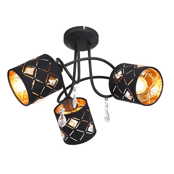 Lampa 15448-3D czarno-złota LW3