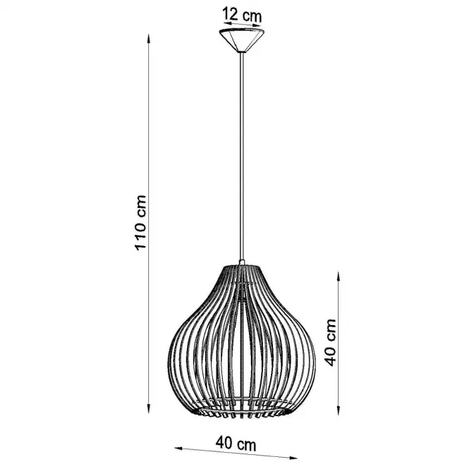 Lampa wisząca Tupala