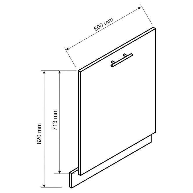 Front Zmywarki Irma 60pz Zielony Mat