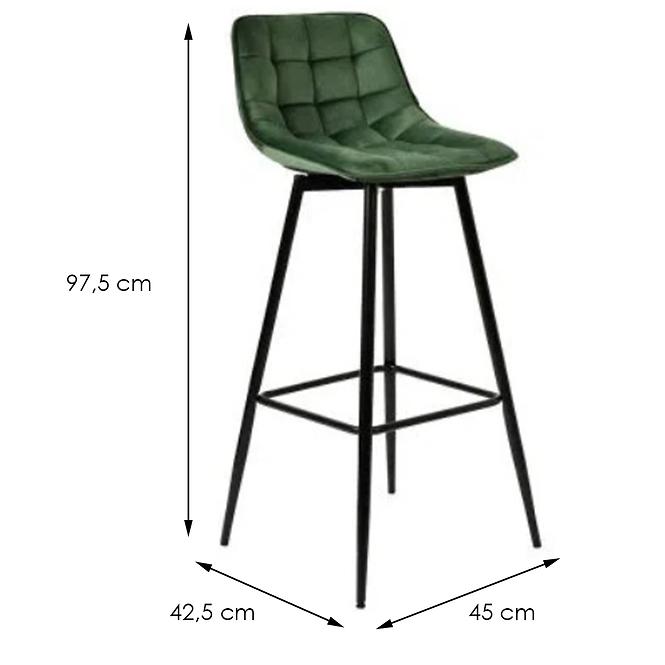 Krzesło barowe Dm509 Green