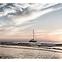 Obraz na szkle Sea Boat zachód słońca 120x80cm