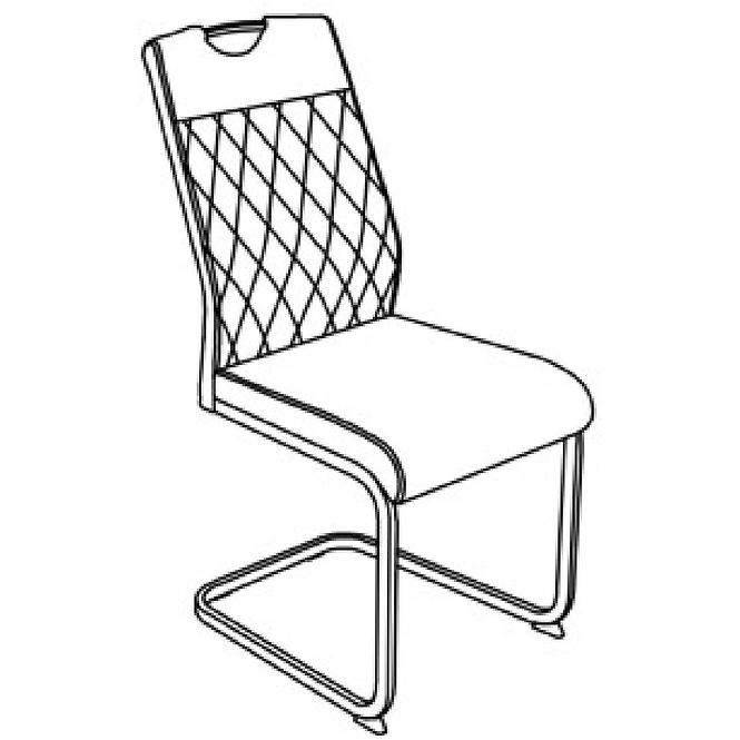 Krzesło Lauren – Ka 16 Antracyt