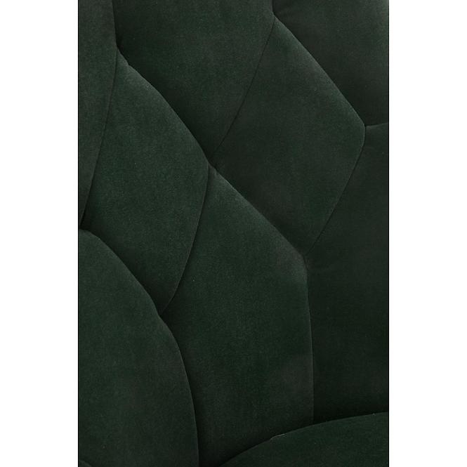 Krzesło  K365 Velvet/Metal C. Zielony