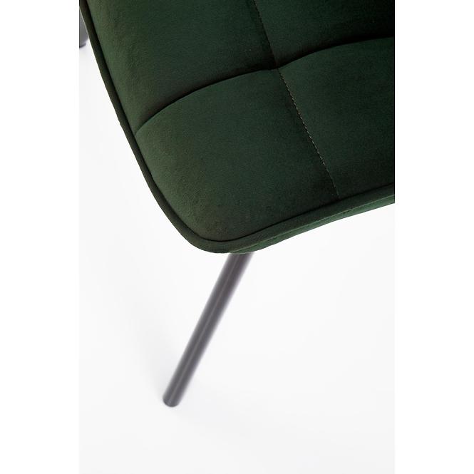 Krzesło  K332 Velvet/Metal C. Zielony