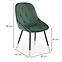 Krzesło  K437 Velvet/Metal C. Zielony,2