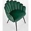 Krzesło K410 Velvet/Metal C. Zielony,11