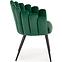 Krzesło K410 Velvet/Metal C. Zielony,5