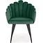 Krzesło K410 Velvet/Metal C. Zielony,6