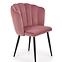 Krzesło K386 Velvet/Metal Różowy,2