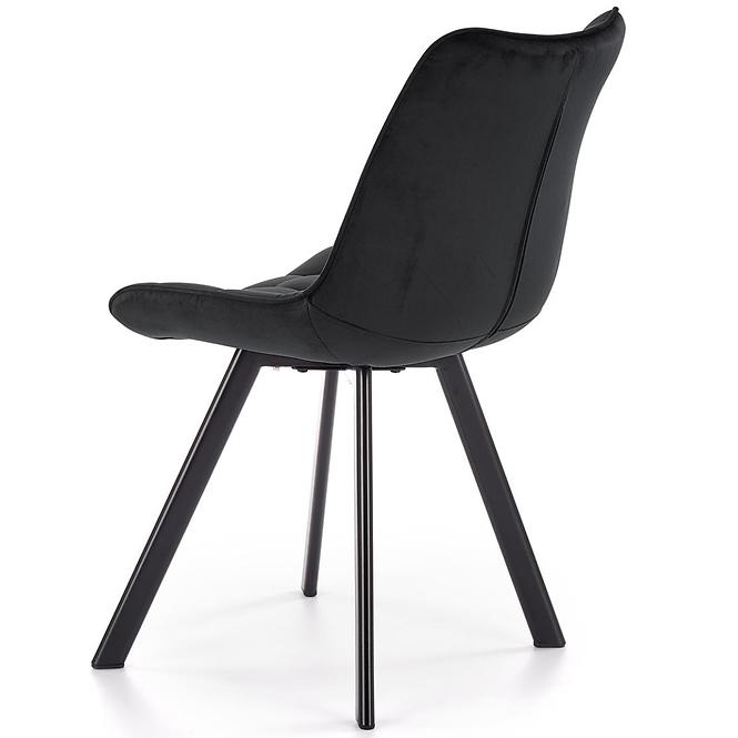 Krzesło K332 Velvet/Metal Czarny