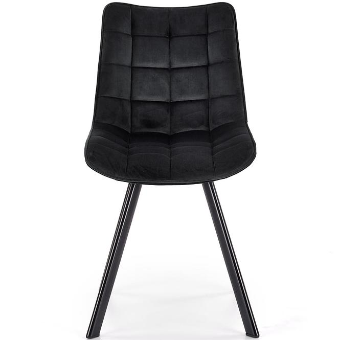 Krzesło K332 Velvet/Metal Czarny
