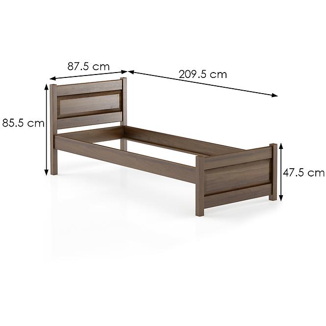 Łóżko Buk LK120–80x200 lausane