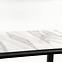 Stół rozkładany Marley 160/200x90cm Biały Marmur/Popiel/Czarny,10