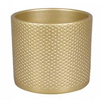 Osłonka ceramiczna Zeus Dots 13 cm złota
