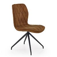 Krzesło K237 tkanina/metal brąz 49x62x90