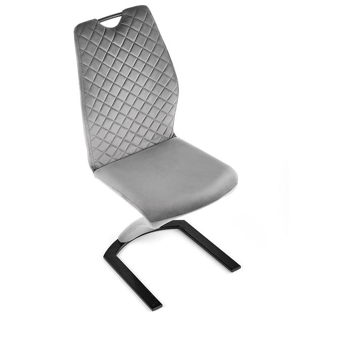 Krzesło K442 tkanina/metal popiel 46x61x102