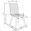 Krzesło K282 tkanina/drewno popiel 56x44x93,11