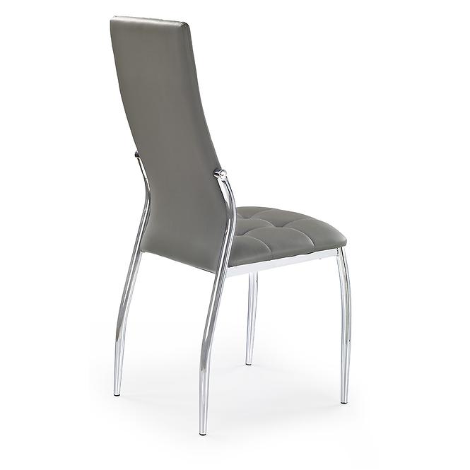 Krzesło K209 metal/ekoskóra popiel 43x54x101