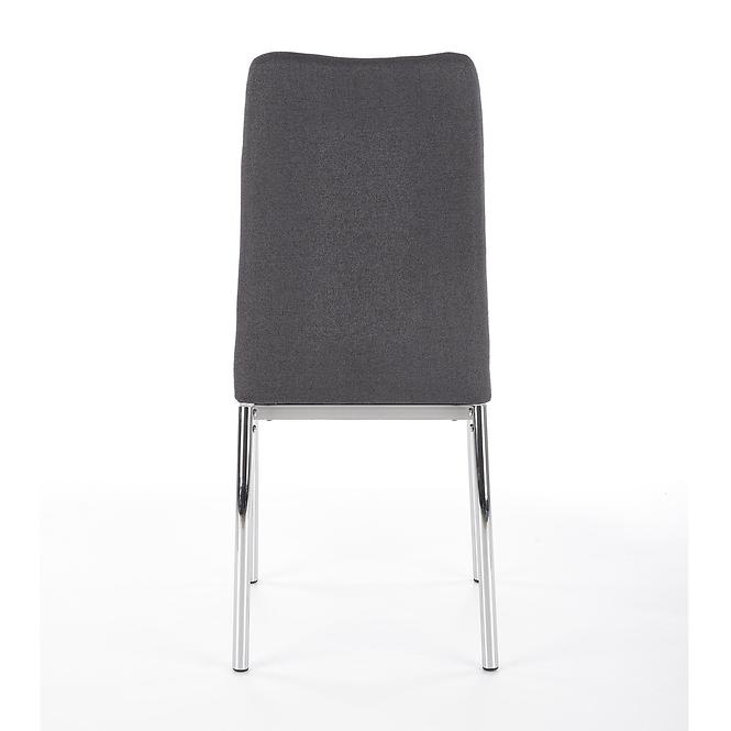 Krzesło K309 tkanina/metal ciemny popiel 43x57x97