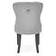 Krzesło Miya drewno/velvet czarny/popiel 54x60x100,5