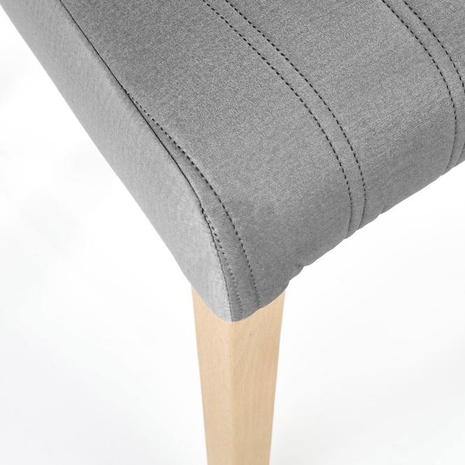 Krzesło Diego 3 drewno/velvet dąb/monolith 85 47x59x99