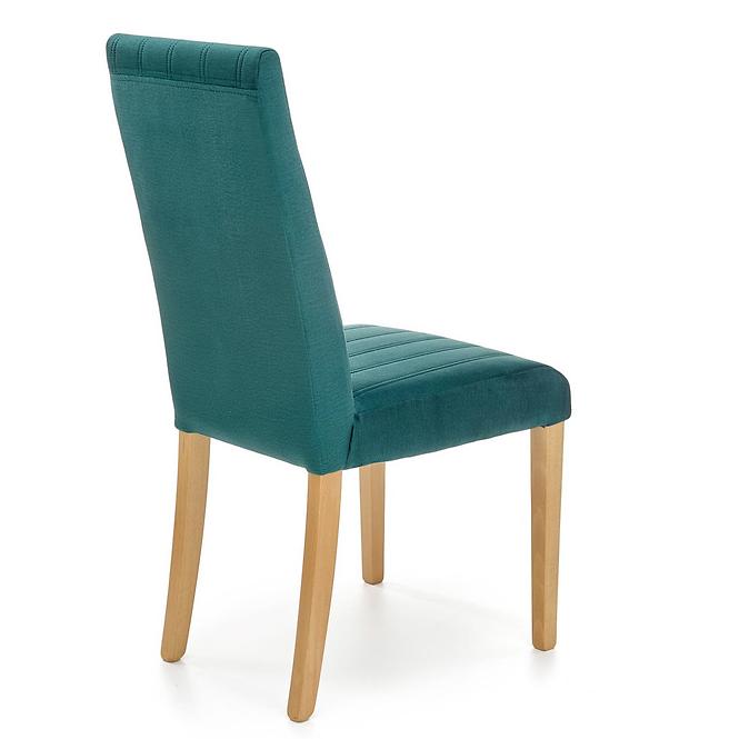 Krzesło Diego 3 drewno/velvet dąb/monolith 37 47x59x99