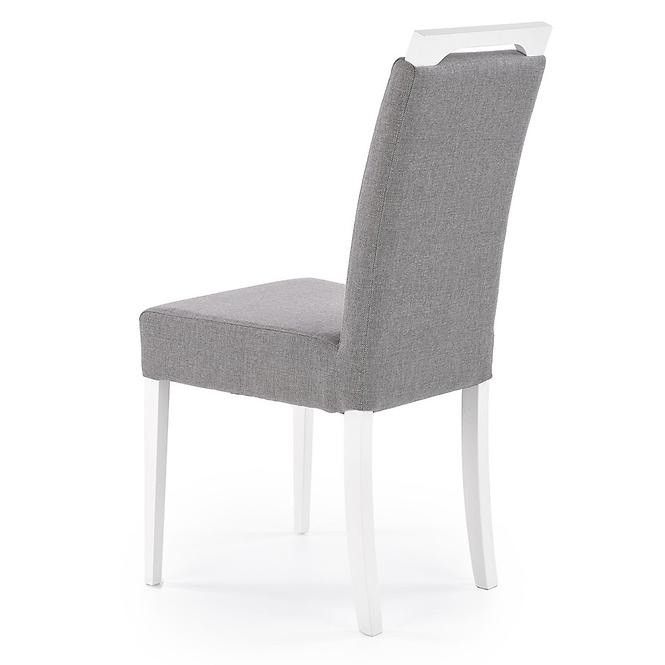 Krzesło Clarion drewno/velvet biały/inari 91 47x59x99