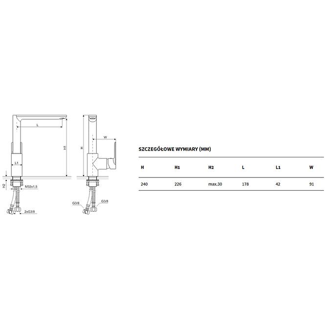 Bateria kuchenna Glad Arac 1160CR