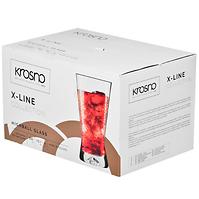 Komplet szklanek do napojów X-Line 6x300 ml