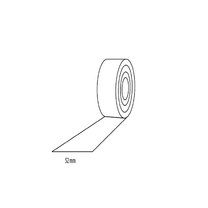 Taśma przypodłogowa samoprzylepna PCV 52mm x 5m czarny