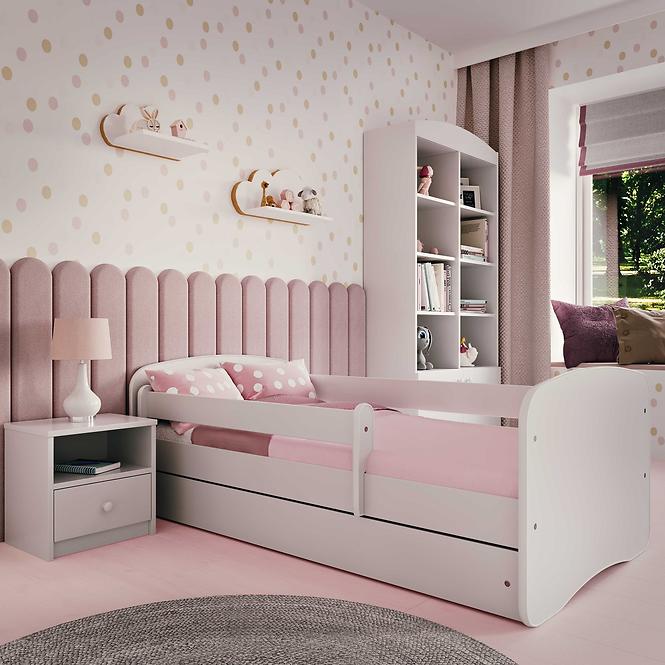 Łóżko Dziecięce Babydreams+Sz+M Biały 70x140