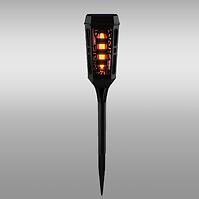 Lampa solarna 46810 Flame ażurowa Black