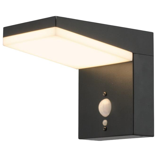 Kinkiet solarny z czujnikiem ruchu 46823 Black K1