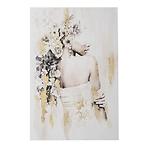Obraz na płótnie 120x80 Tajemnicza kobieta w bieli
