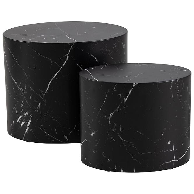 Stółi black marble