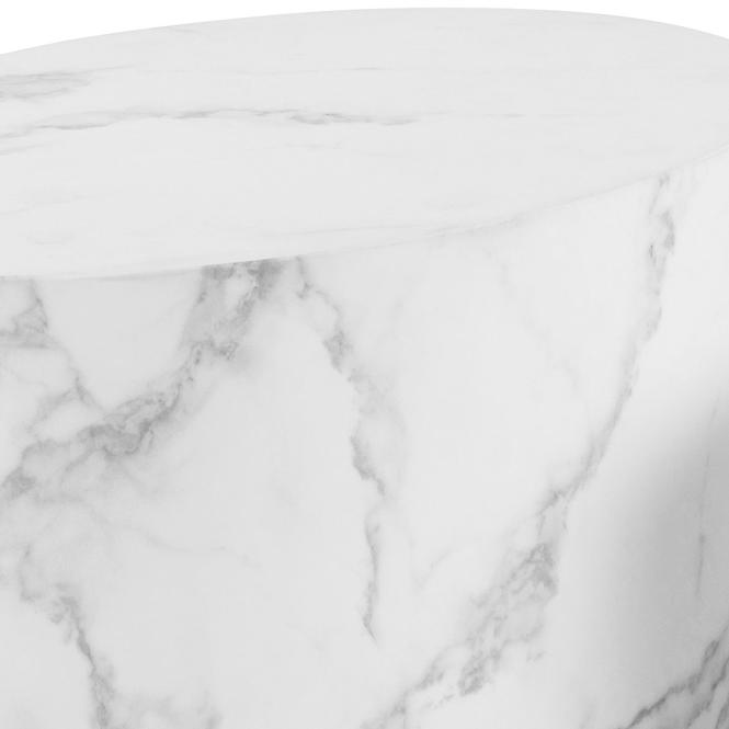 Stółi white marble