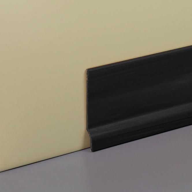 Listwa PVC przypodłogowa czarna 65x2000