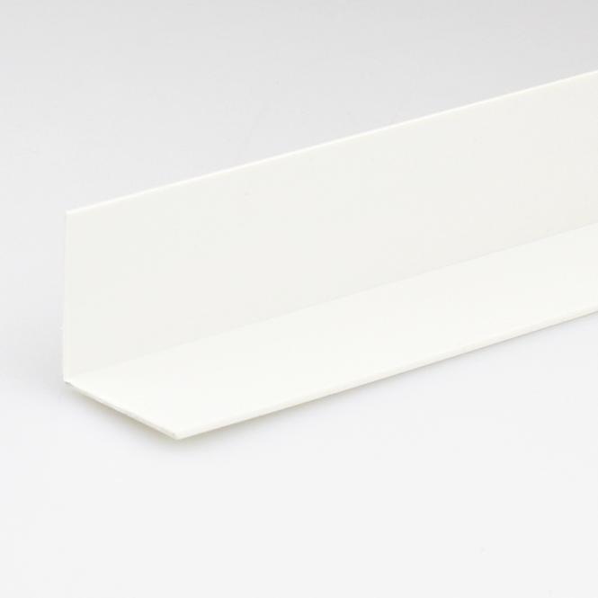 Kątownik PVC biały połysk 25x25x1000