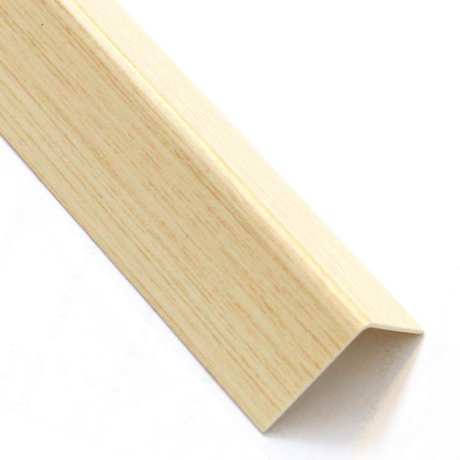 Kątownik samoprzylepny PVC drewno jasne 19.5x19.5x2600