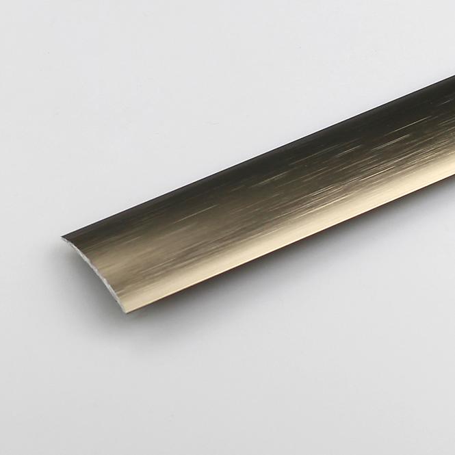 Profil podłogowy samoprzylepny aluminiowy szczotkowany  tytan 3.2x30x900